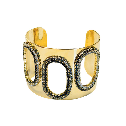 TOVA - The Ashwin Cuff in Jet & Clear
