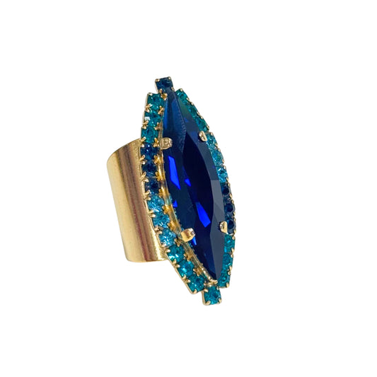 TOVA - The Alyssa Ring in Indigo