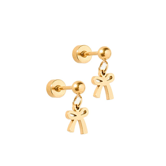 Millie Bow Screwback Earrings