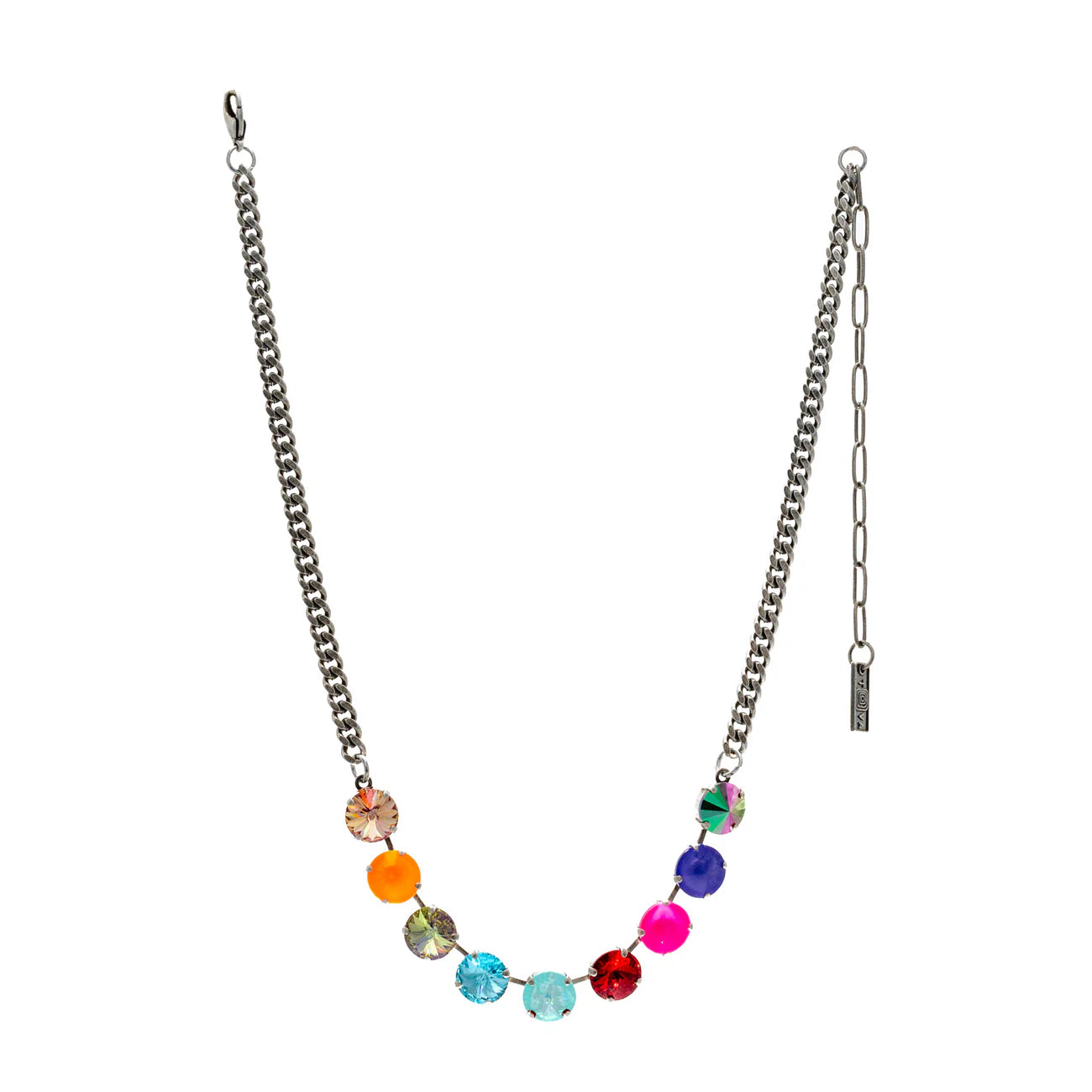 TOVA - The Mini Sofia Necklace in Watermelon Rainbow