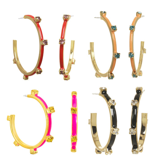 TOVA - The Everly Hoops (4 colors)