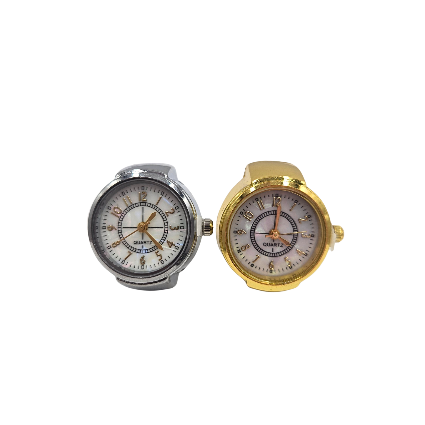 Mother of Pearl Stretch Ring Watch (2 colors)