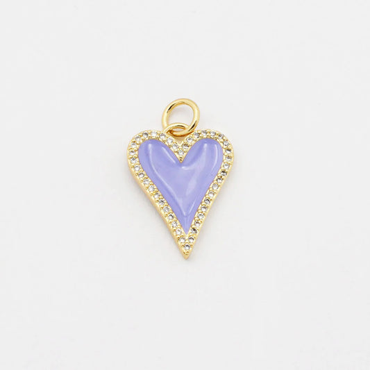 TJ - Purple Heart Charm