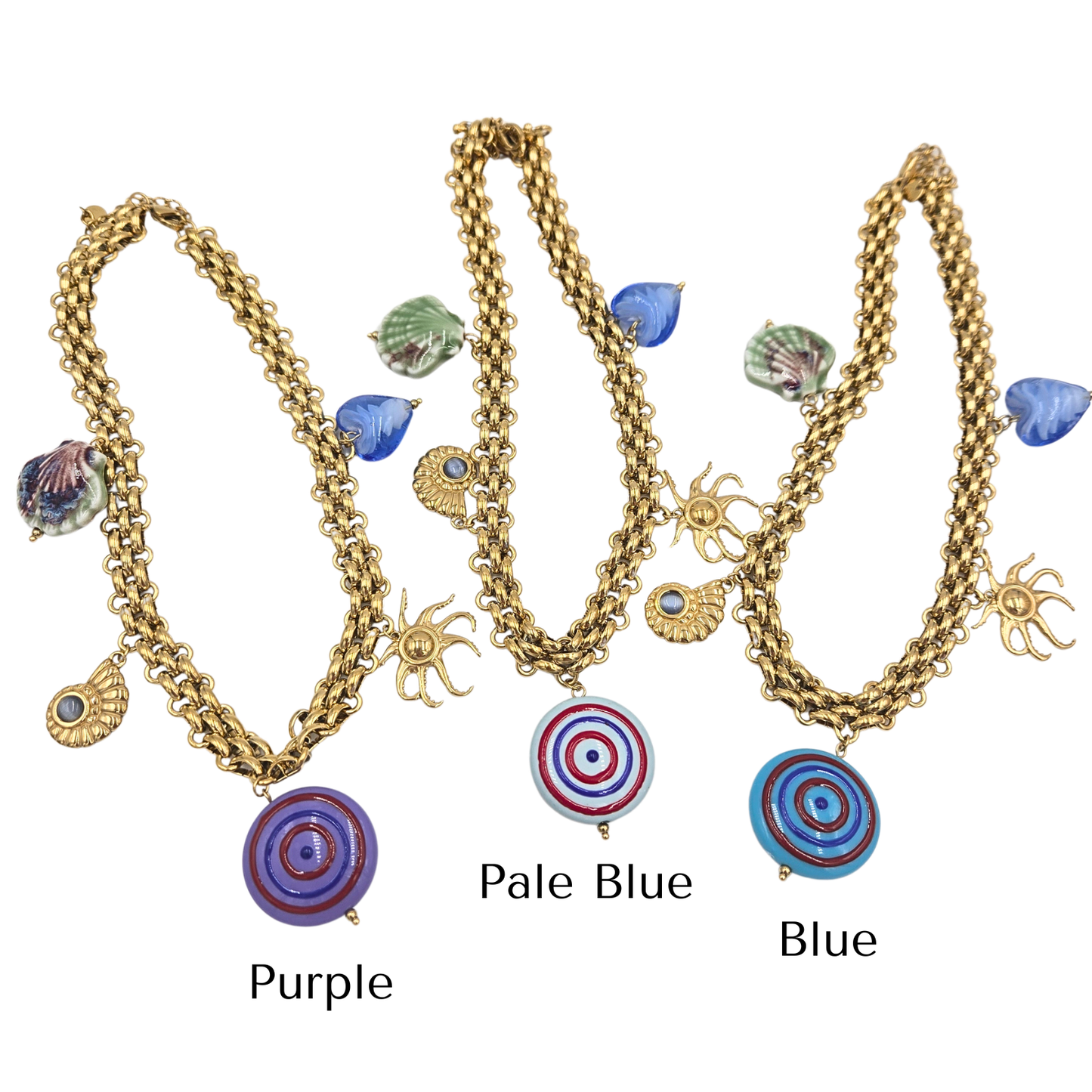 TJ - Cosmic Charm Necklace (3 colors)