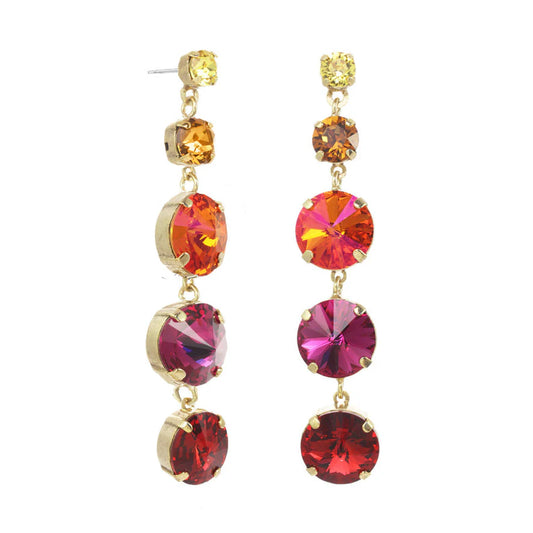 TOVA - Raney Earrings in Red