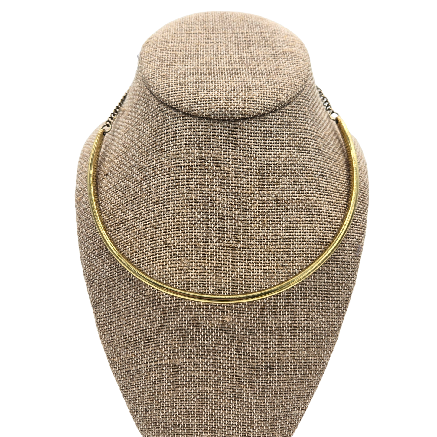 Chic Gold Half Ring Choker
