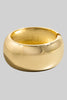 Simple Wide Rounded Hinge Bangle Bracelet (2 colors)