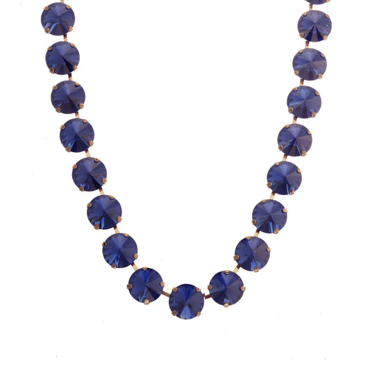 TOVA - The Sofia Necklace in Sapphire Champagne