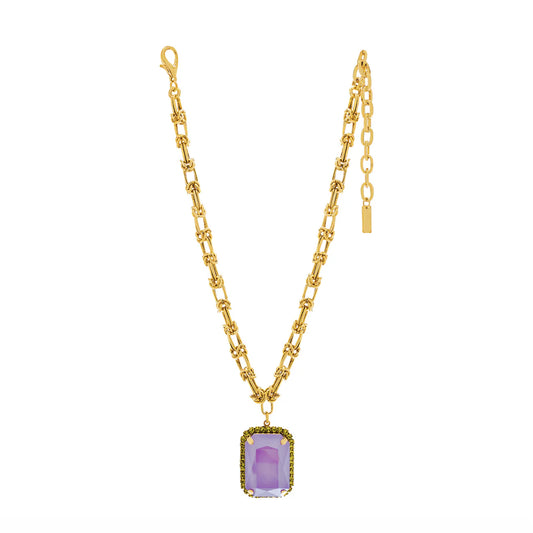 TOVA - The Soleil Necklace - Lilac Ultra