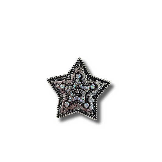Antique Silver Star Ring