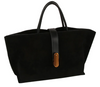 Faux Suede Bucket Tote (4 colors)