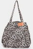 Leopard Jeans Expandable Handbag (2 colors)