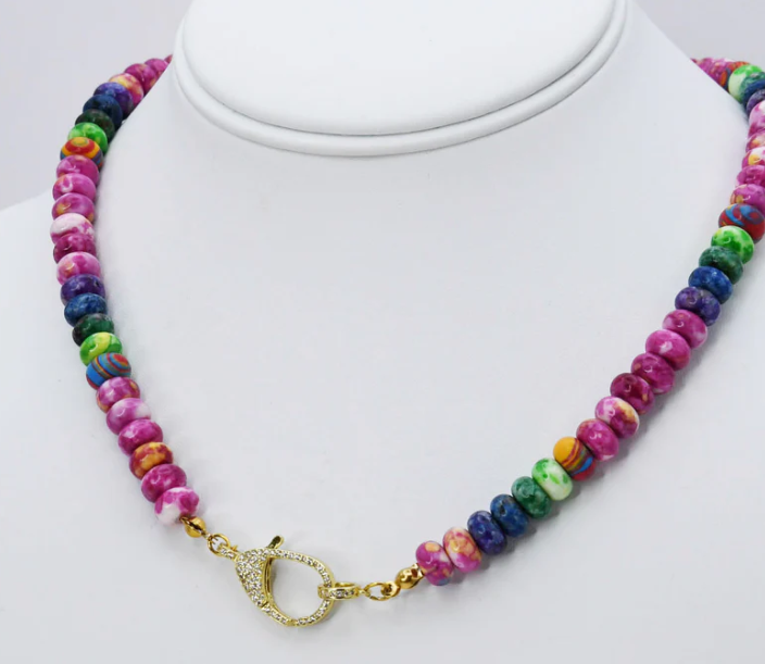 TJ - Cool Girl Gemstone Necklace