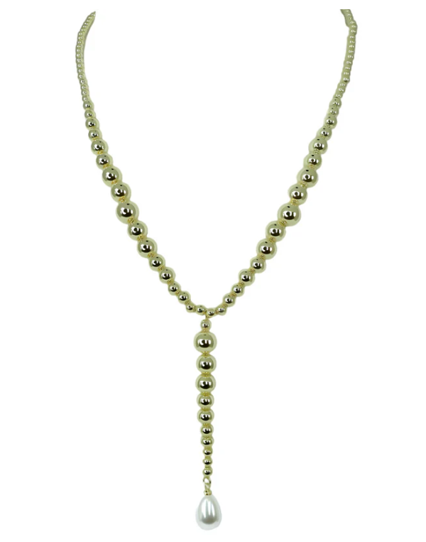 TJ - Golden Drop Necklace