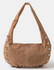 Faux Suede Silver Stud Handbag (3 colors)