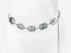 Rectangle Concho Chain Belt (2 colors)