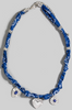 Heart And Coin Charms Paisley Bandana Knotted Necklace (4 colors)