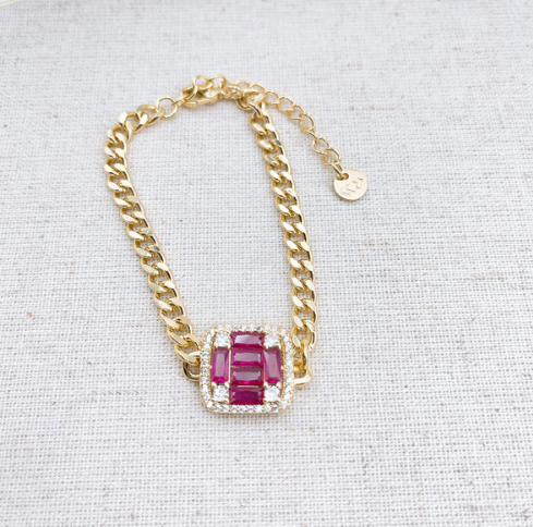 TJ - Red Glamour Bracelet