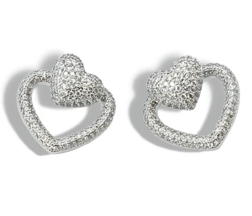 TJ - Open Heart Stud Earring (2 Colors)