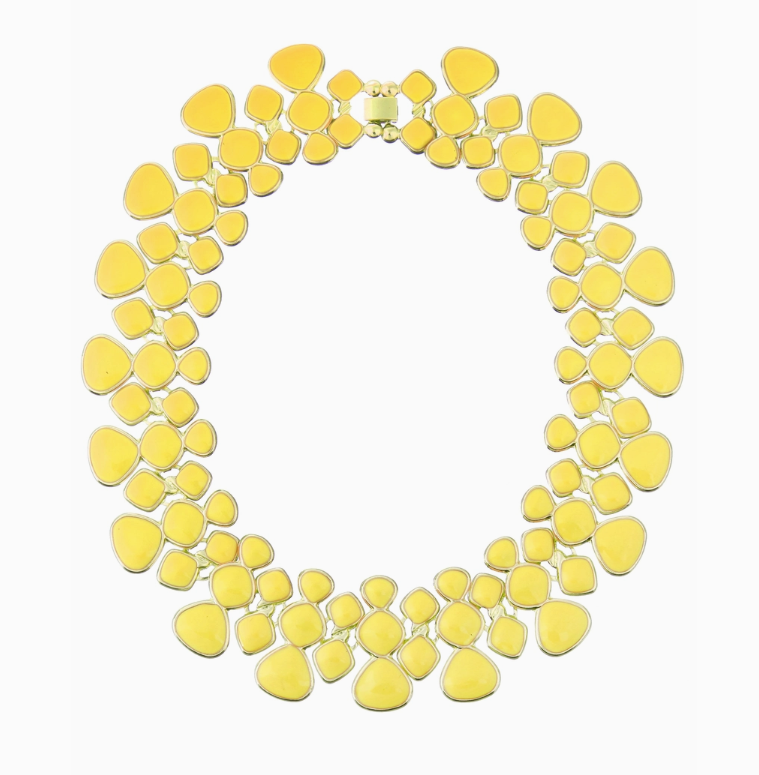 Yellow Collar Necklace