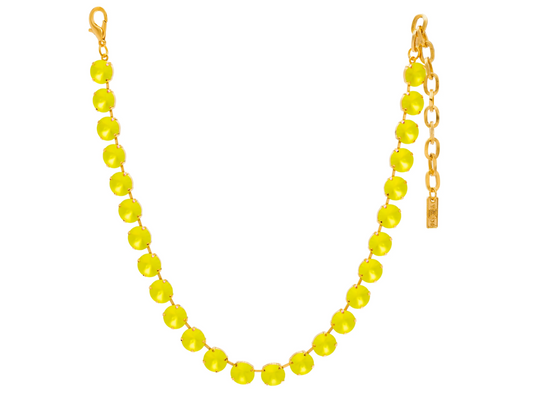 TOVA - The Sofia Necklace - Citrus Lime Matte