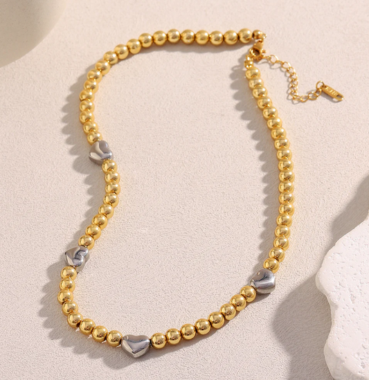 Heartstrings Beaded Necklace