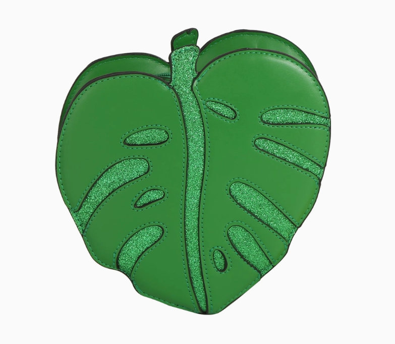 Tropical Leaf Crossbody Bag