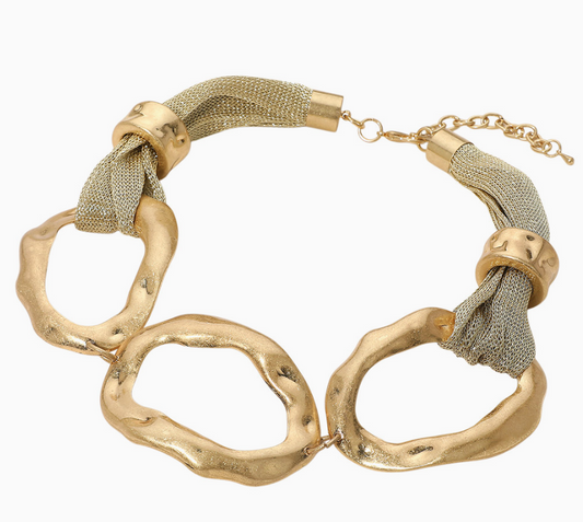 Gold Link Glam Necklace