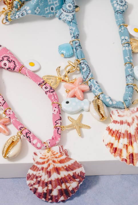 Beachy Bandana Necklace (2 colors)