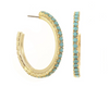 TOVA - Antique Gold Slim Hoops (3 colors)