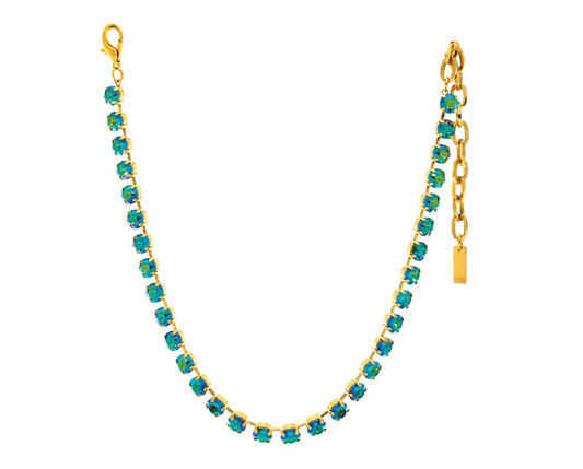 TOVA - The Oakland Necklace - Aqua Verde