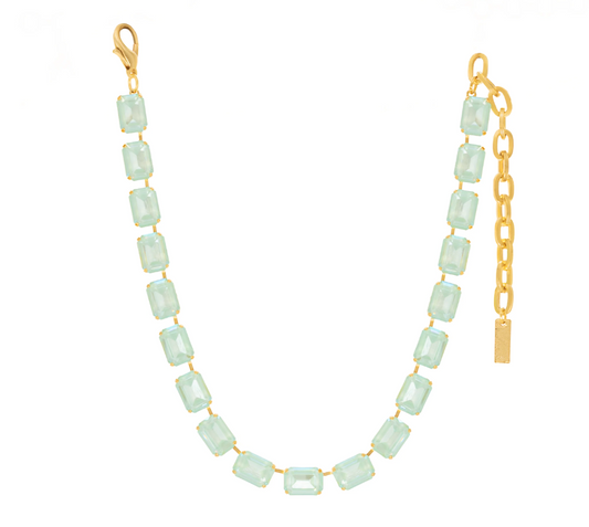 TOVA -The Jabari Necklace in Ultra Mint