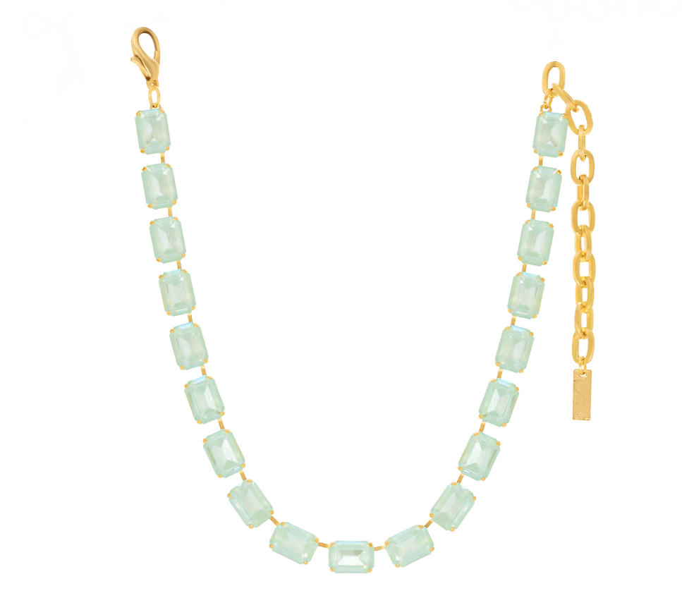 TOVA -The Jabari Necklace in Ultra Mint