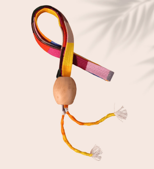 Sunshine Tienda- Rainbow Hand-Woven Hat Band