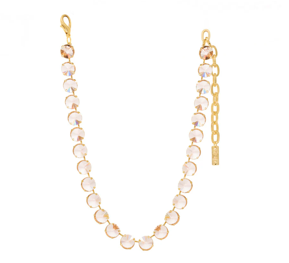 TOVA - The Sofia Necklace - Unfoiled Light Peach