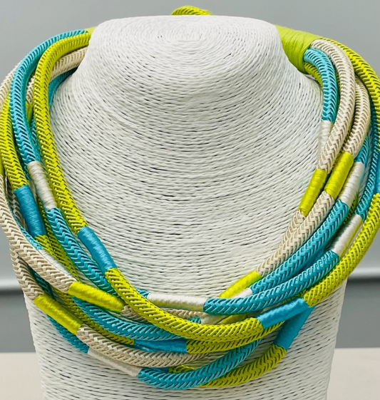 Turquoise Citrus Twist Necklace