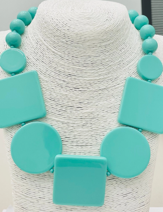 Turquoise Palms Necklace