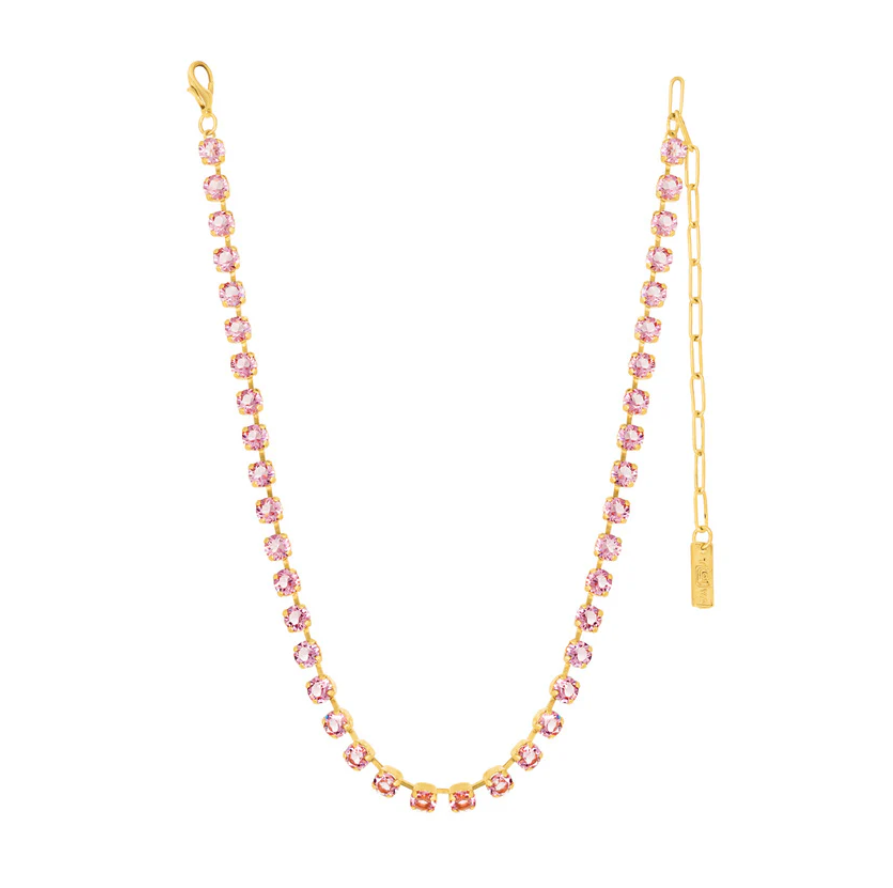 TOVA - The Sarina Necklace in Fairy Dust - Unfoiled Light Rose