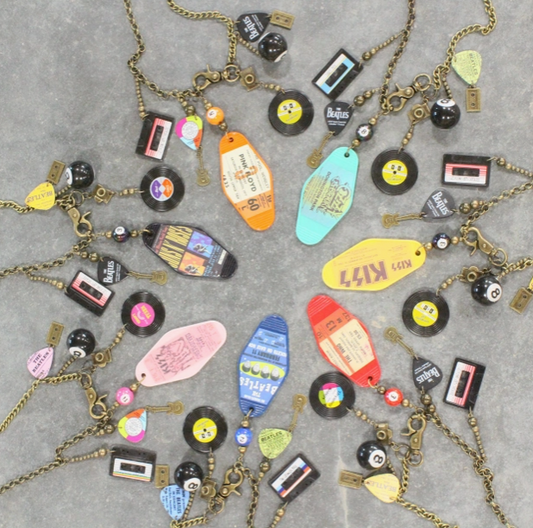 I Love Rock N Roll Charm'd Necklace