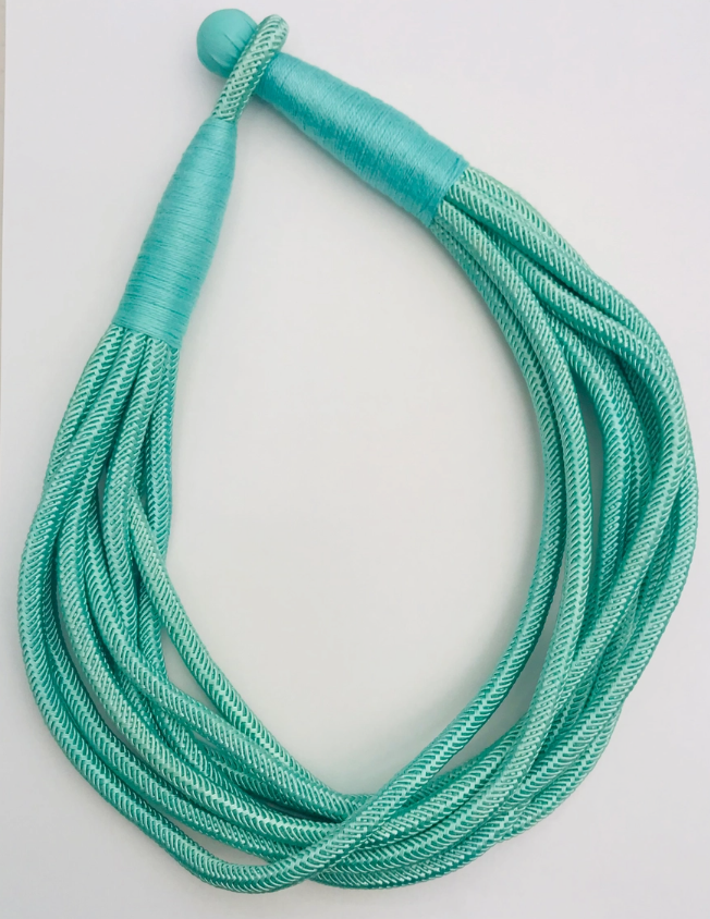 Mint Nautical Rope Necklace