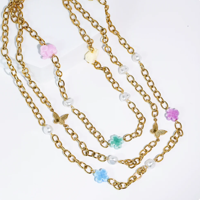 TJ - Mermaid Dreams Layered Necklace