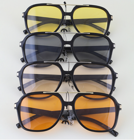 Modern Straight Aviator Block Sunglasses ( 4 colors)