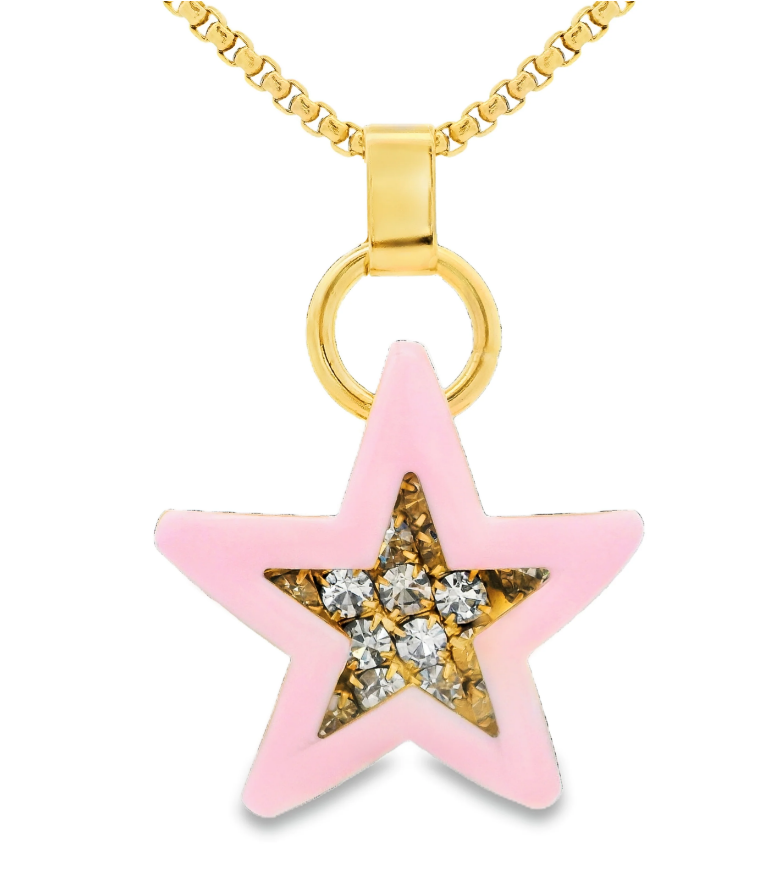 TOVA - The Astra Necklace in Pink