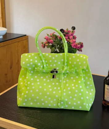 Polka Dot Jelly Tote Bag