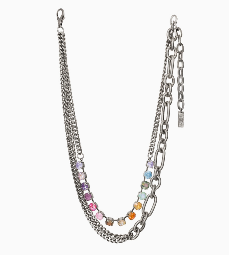TOVA - Cricket Necklace in Antique Silver - Fairy Dust