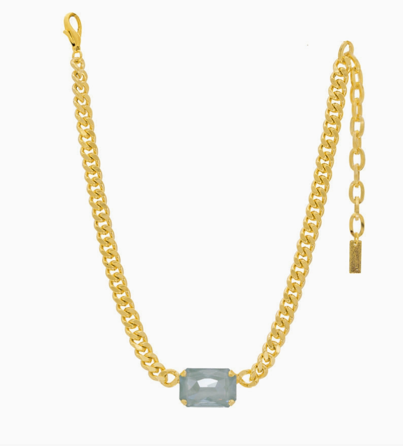 TOVA - The Darcy Necklace in Agave Ignite