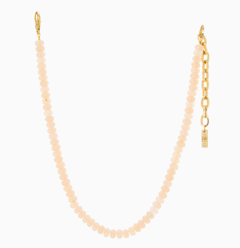 TOVA - Pollyanna Necklace in Light Peach