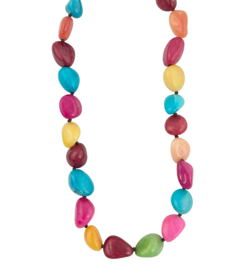 Multi Bauble Bead Necklace