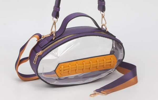 Clear Football Stadium Bag (8 colors)