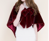 Bow Clip on Faux Fur Cape (5 colors)